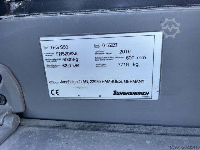 Treibgasstapler Jungheinrich TFGS50