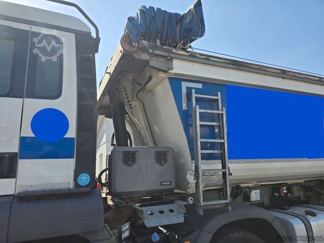 Tipper truck MAN TGS 35.420 8x4BB Muldenkipper Schmitz Stahl