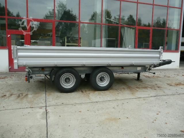 Tipper trailer Möslein TTD 14 285  neuer 14,4 t Tandemkipper Tieflader