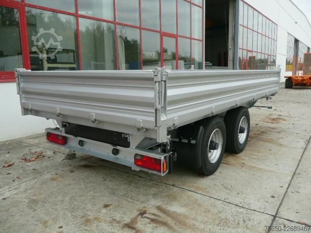Tipper trailer Möslein TTD 14 285  neuer 14,4 t Tandemkipper Tieflader