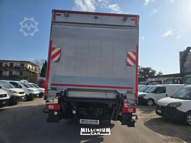 Flatbed truck with tarp Iveco SWAY 460 CENTINATO 7,40 SPONDA RETARDER