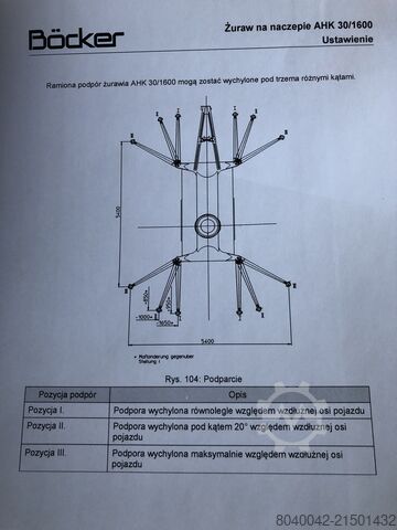 Mobile crane Böcker Ahk 30/1600