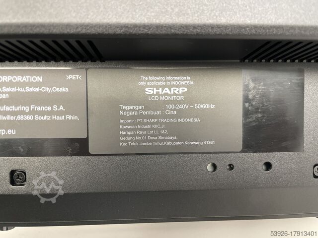 Display Sharp PN-50TC1 Display incl. PC