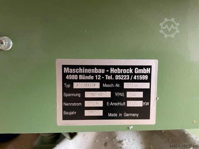 Kantenanleimmaschine Hebrock AKV 2000 DK