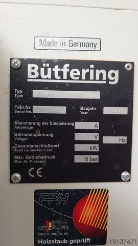 Breitbandschleifmaschine Bütfering E-Line 311 RRF