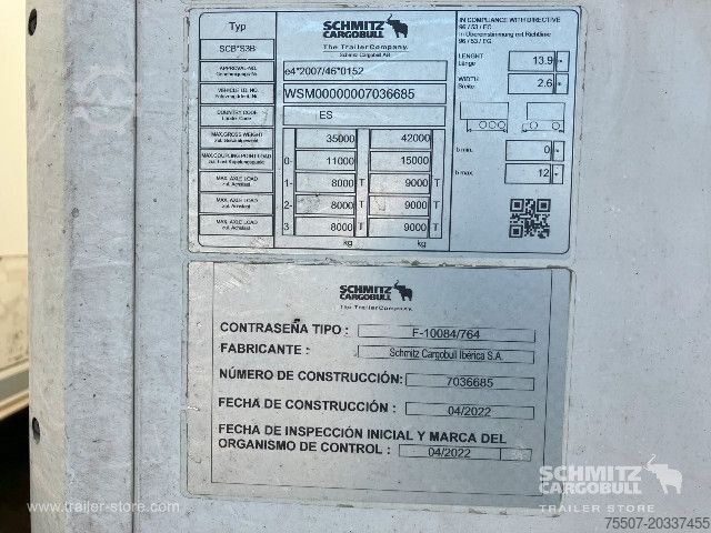 Kühlauflieger Schmitz Cargobull Semiremolque Frigo Standard Dos pisos