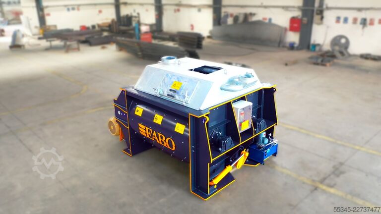 Mobile Betonmischanlage FABO Mobile Concrete Batching Plant 60 m3/h Mobile Concrete Batching Plant