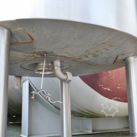 530 litre heatable/coolable pressure vessel made of V4A with propeller agitator. 9570
