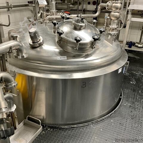 5600-liter heatable/coolable pressure vessel made of V2A stainless steel Waldner 9494