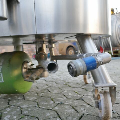 435-liter heatable/coolable pressure vessel made of V4A  9449