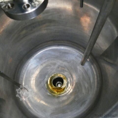 225 liter heat-/coolable pressure vessel, Aisi 316 with propeller agitator Roscher Apparatebau 9378