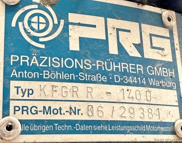 29,000 litre heatable/coolable vacuum mixer with beam agitator made of V4A stainless steel K0081