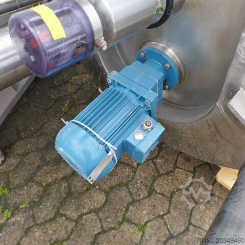 1100 liter heatable/coolable pressure vessel made of V4A with magnetic stirrer Diessel 9212