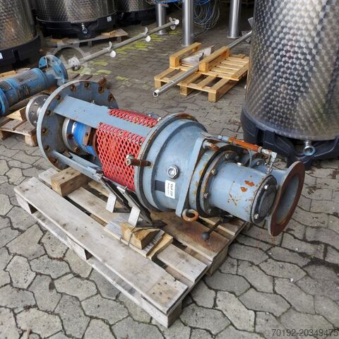8651 litre pressure vessel / reactor made of V2A with frame blade agitator  9203