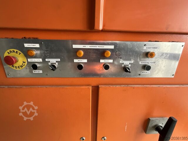 Double-grooved roller barley malt mills Steinecker 