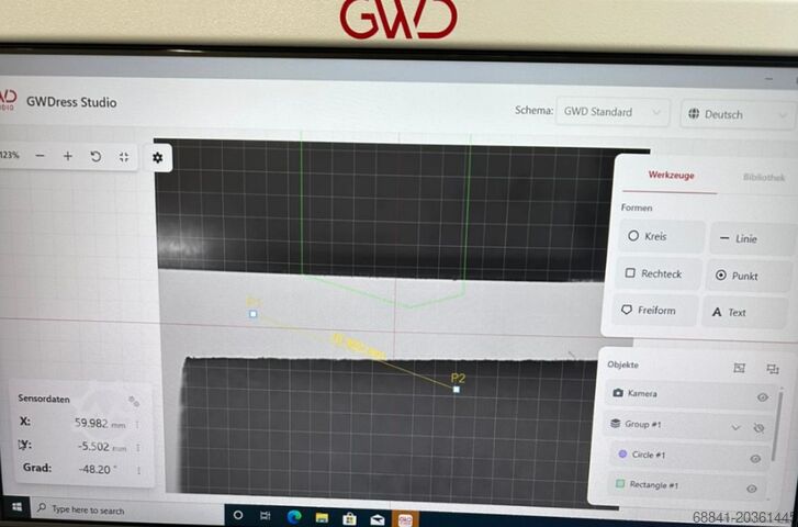 Grinding wheel dressing machine GWD Industrial GWDress-500