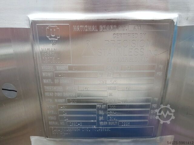 Edelstahlbehälter Druckbehälter Tank  