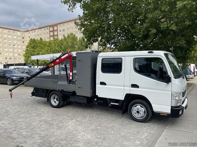 Pick-up van mitsubishi Canter Fuso 3C15 3,0D mit Kran 1Hand*Webasto*AHK