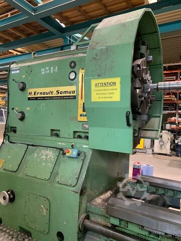 Heavy-duty parallel lathe ERNAULT SOMUA P 72  diam 2200 x 9000
