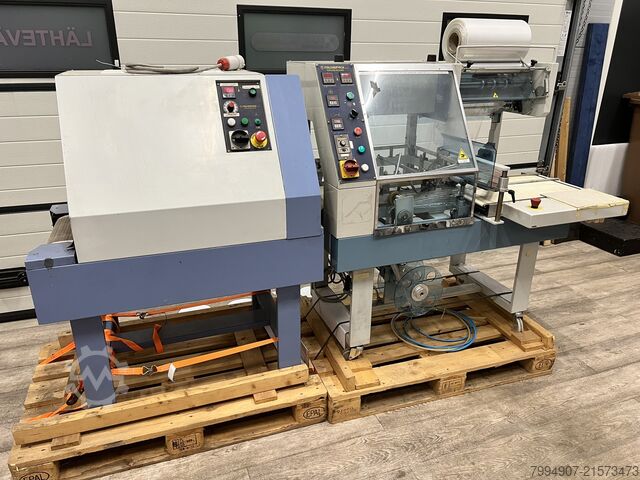 Heißlufttunnel – komplette Verpackungslinie Italdibiback Shrink Wrapping Machine