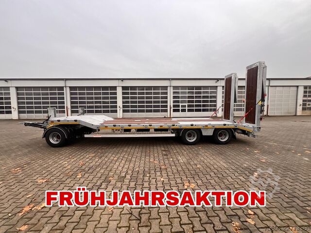 Low loader trailer Möslein T 3-6,60 VB 2t  3 Achs Tieflader, Luftgefedert