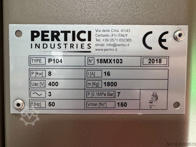 4-Achs-Bearbeitungszentrum Pertici P104