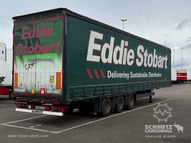 Auflieger mit Pritsche & Plane Schmitz Cargobull Curtainsider Mega