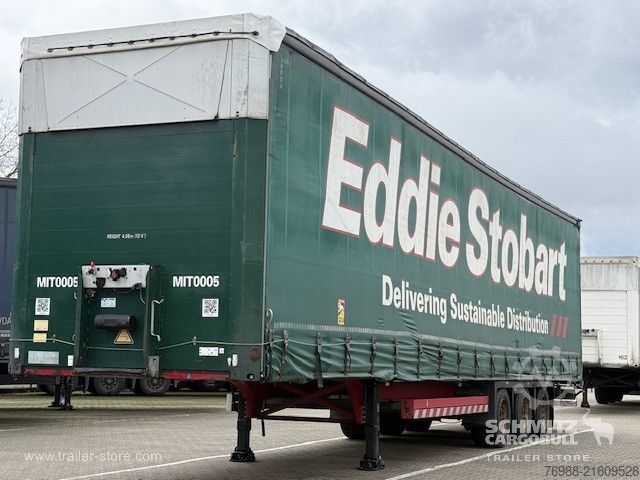 Auflieger mit Pritsche & Plane Schmitz Cargobull Curtainsider Mega