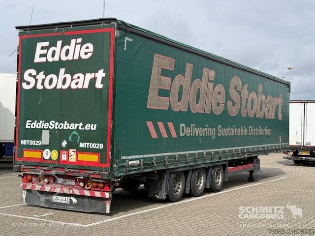 Auflieger mit Pritsche & Plane Schmitz Cargobull Curtainsider Mega Getränke
