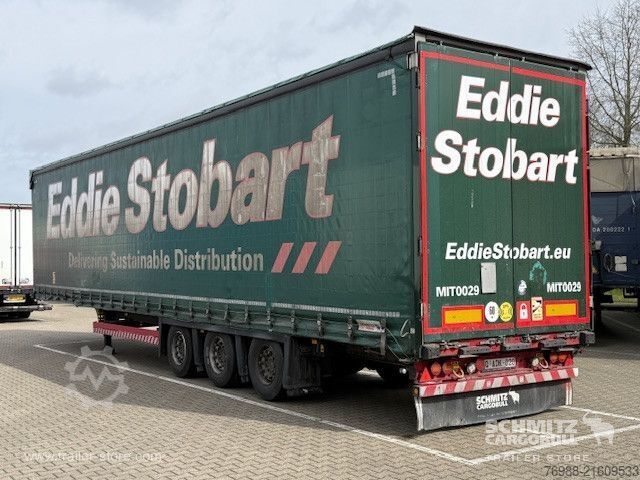 Auflieger mit Pritsche & Plane Schmitz Cargobull Curtainsider Mega Getränke