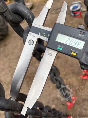 Anschlagkette 20 mm, 4 m, McBULL, 12,5 t / 17 t, mit Haken Łańcuch zawiesiowy 20mm 4m McBULL 12,5t / 17t hak Łańcuch zawiesiowy 20mm 4m McBULL 12,5t / 17t hak