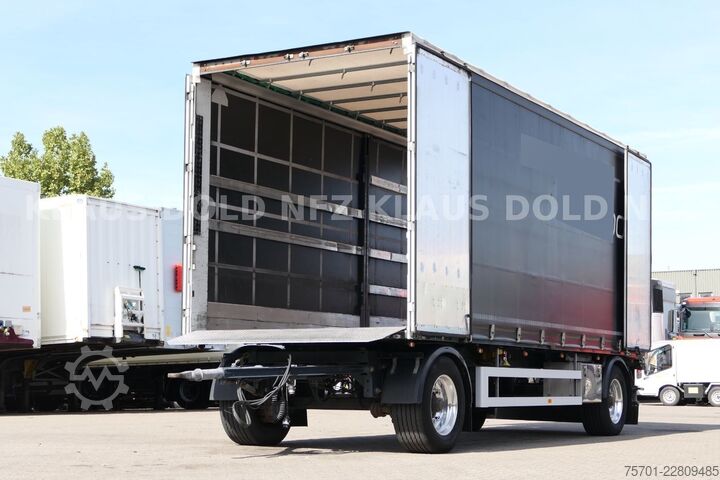 Open trailer with tarp SCHWARZMÜLLER PA 2/E Pritsche Plane Durchladesystem