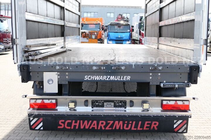 Open trailer with tarp SCHWARZMÜLLER PA 2/E Pritsche Plane Durchladesystem
