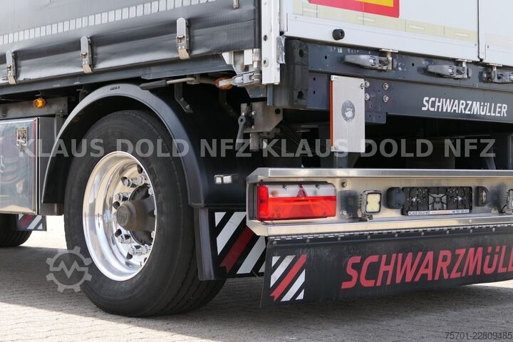 Open trailer with tarp SCHWARZMÜLLER PA 2/E Pritsche Plane Durchladesystem