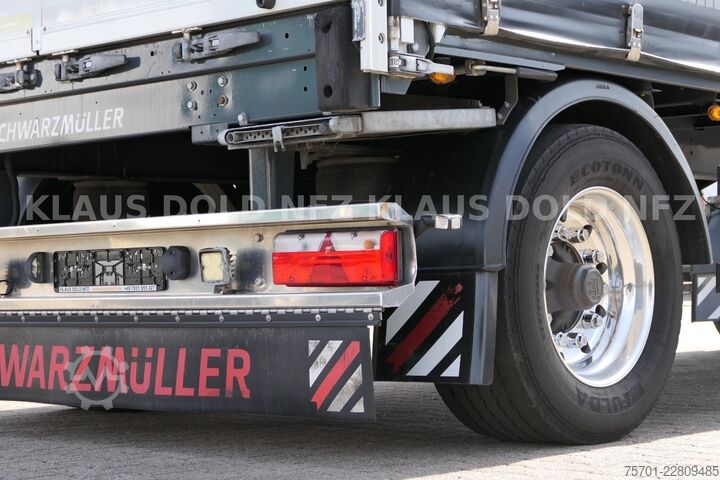 Open trailer with tarp SCHWARZMÜLLER PA 2/E Pritsche Plane Durchladesystem