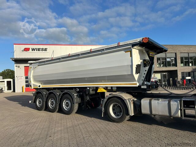 Tipper semitrailer KÄSSBOHRER SKS.Y 27m³ Stahlmulde Cramaro elektr. Verdeck