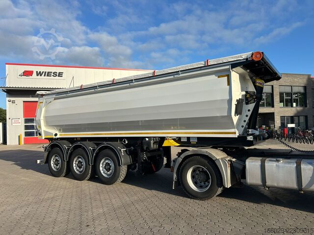 Tipper semitrailer KÄSSBOHRER SKS.Y 27m³ Stahlmulde Cramaro elektr. Verdeck