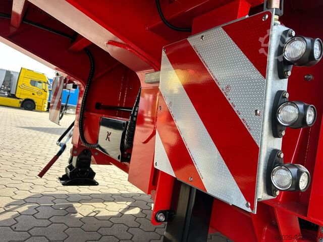 Low loader semitrailer KÄSSBOHRER SLH S HS 3/H Tieflader Zwangslenkung hydr. Bett