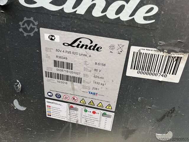 Electric 4-wheel forklift Linde E25H-01