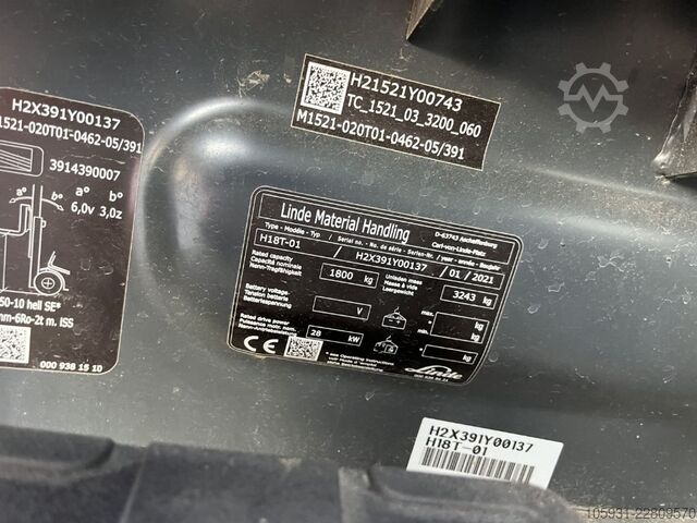 LPG Forklifts Linde H18T-01
