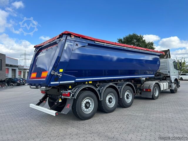 Tipper semitrailer KÄSSBOHRER SKS.Y 27m³ Stahlmulde Cramaro elektr. Verdeck