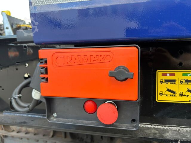 Tipper semitrailer KÄSSBOHRER SKS.Y 27m³ Stahlmulde Cramaro elektr. Verdeck