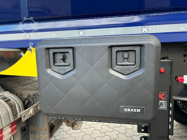 Tipper semitrailer KÄSSBOHRER SKS.Y 27m³ Stahlmulde Cramaro elektr. Verdeck