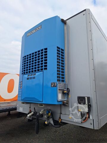 Box semitrailer Rohr Kühlkoffer mit Elektro Kühler und LBW