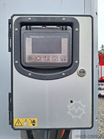 Box semitrailer Rohr Kühlkoffer mit Elektro Kühler und LBW