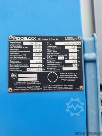 Box semitrailer Rohr Kühlkoffer mit Elektro Kühler und LBW