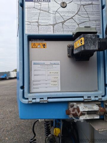 Box semitrailer Rohr Kühlkoffer mit Elektro Kühler und LBW