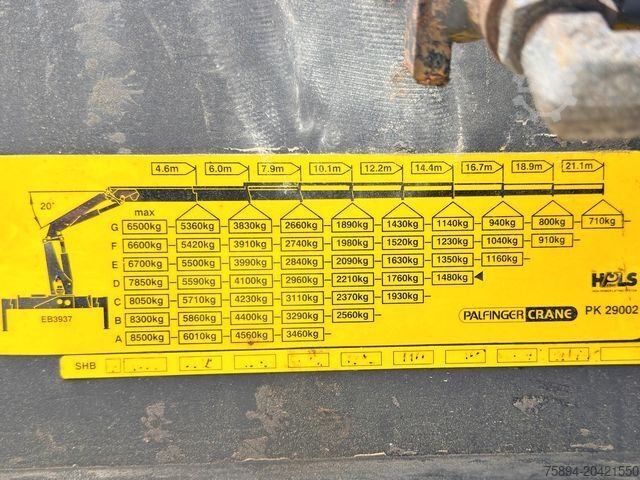 Autokran MAN TGS 26.440 * PRITSCHE 6,15 m + PK 29002 * TOP