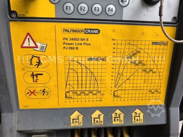 Autokran MAN TGS / NUR149km / 31m Palfinger Kran PK 34002+Jib