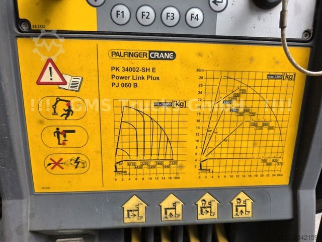 LKW mit Pritsche & Plane MAN TGS / NUR149km / 31m Palfinger Kran PK 34002+Jib